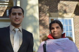 “Atif Khan (left) and Sidra Fatima (right) came to Maryville College the U.S. State Department of State's Global Undergraduate Exchange Program in Euroasia & Central Asia (UGRAD). They say the thing they miss most about Pakistan is the food.